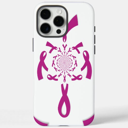 Coques Case-Mate iPhone Art de sensibilisation au cancer du sein Imprimer (Verso)