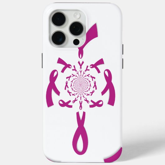 Coques Case-Mate iPhone Art de sensibilisation au cancer du sein Imprimer (Verso)