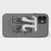 Coques Case-Mate iPhone Art de symbole de pi (Dos (Horizontal))
