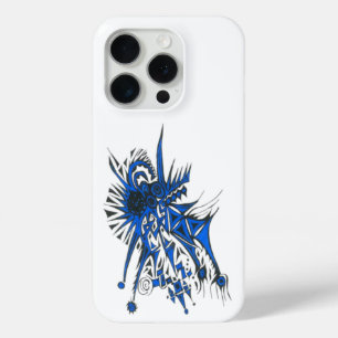Coque iPhone 15 Pro Art de tatouage tribal Abstrait coloré ornemental