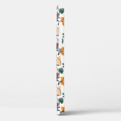 Coques Case-Mate iPhone Art de trait dessin chats et fleurs (Verso / Gauche)