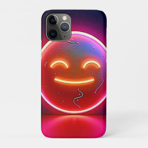 Case-Mate iPhone Case Art de visage heureux avec néon