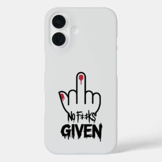 Coques iPhone 16 Art Déclaration Audacieuse - Design du Doigt d'Hon