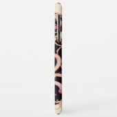 COQUES Case-Mate iPhone ART DÉCO BEAUTÉ MODE ROUGE RUBY GEMSTONE MONOGRAMM (Dos/Gauche)