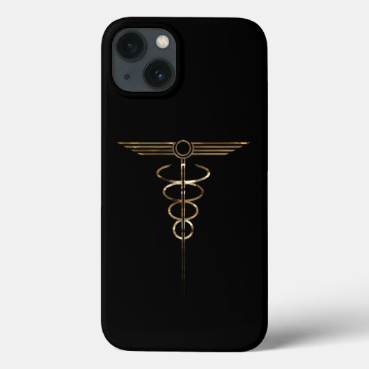 Coques Case-Mate iPhone Art déco Caduceus (Verso)