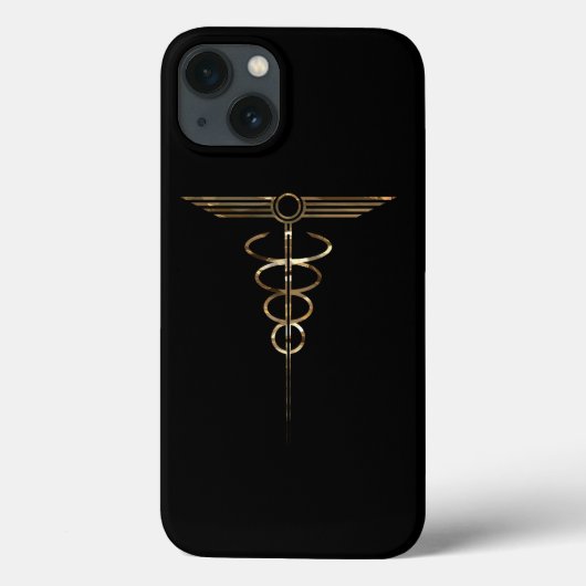 Coques Case-Mate iPhone Art Deco Caduceus (Verso)