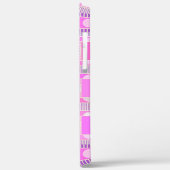 Coques Case-Mate iPhone Art Déco chic industriel - rose, mauve (Verso / Gauche)