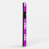 Coques Case-Mate iPhone Art Déco chic industriel, violet, orchidée, lavand (Dos/Droite)