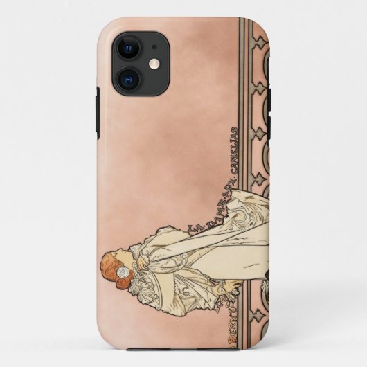 Coques Case-Mate iPhone Art déco d'Alphonse Mucha (Dos)