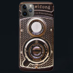 Case-Mate iPhone Case Art déco de la caméra Vintage<br><div class="desc">Bonjour et bienvenue,  ce design représente une caméra vintage rolleicord art déco .</div>