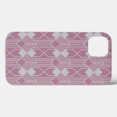 Coques Case-Mate iPhone Art Deco Diamond Shapes and Lines (Verso (horizontal))