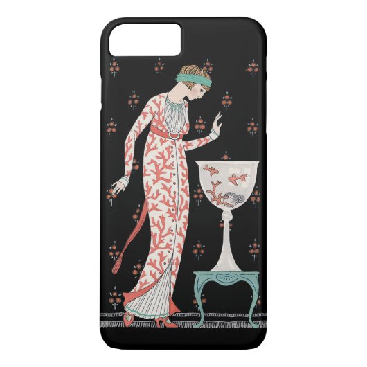 Coques Case-Mate iPhone Art Déco George Barbier Goldfish iPhone 7 Pluscase (Dos)