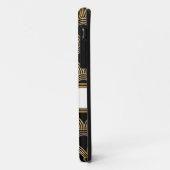 Coques Case-Mate iPhone Art Déco Grand Gatsby Style Shell Faux Gold (Dos/Gauche)