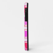 Coques Case-Mate iPhone Art Déco industriel chic - rose, fuchsia, orchidée (Dos/Gauche)
