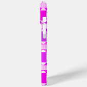 Coques Case-Mate iPhone Art Déco industriel chic, violet, orchidée, lavand (Verso / Gauche)