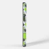 Coques Case-Mate iPhone Art déco moderne d'inspiration vert clair nom (Verso / Droite)
