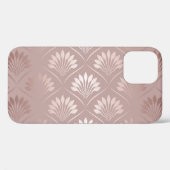 Coques Case-Mate iPhone Art Déco : Or Lattice Elégance. (Verso (horizontal))