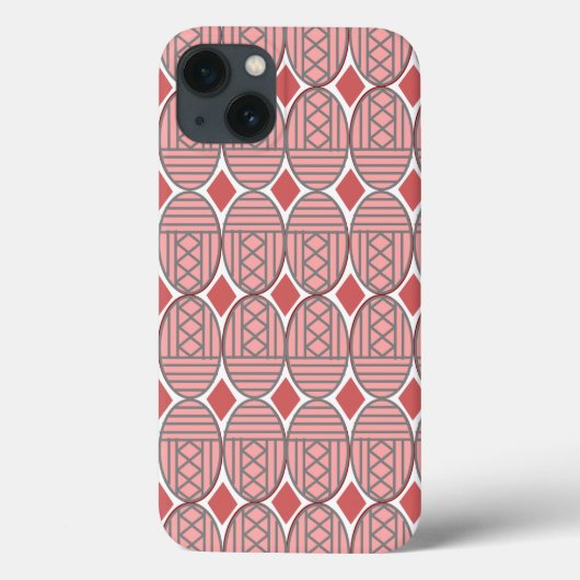 Coques Case-Mate iPhone Art Deco Ovals (Verso)