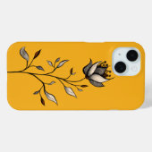 Coques Case-Mate iPhone Art Décor Fleur Élégant Art Abstrait (Verso (horizontal))