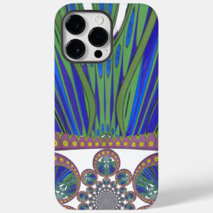 Coque Pour Pour iPhone 14 Pro Max Art Décoratif Bleu d'Afrique Design Imprimer