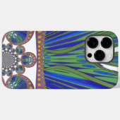 Coques Case-Mate iPhone Art Décoratif Bleu d'Afrique Design Imprimer (Verso (horizontal))