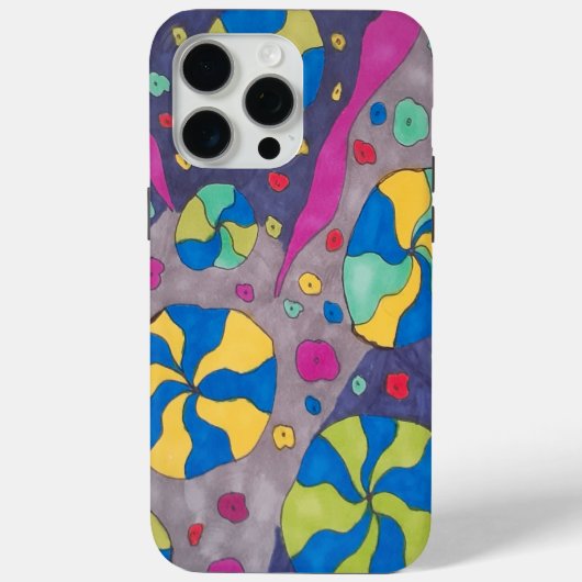 Coques Case-Mate iPhone Art des bonbons cosmiques (Verso)