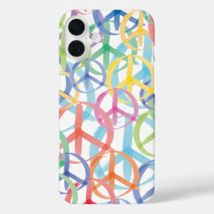 Coques iPhone 16 Plus Art des signes de paix