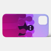 Coques Case-Mate iPhone Art d'horreur fantôme déplaisant (Verso (horizontal))