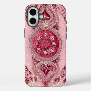 Coques iPhone 16 Plus art d'IA Cranberry Cherry