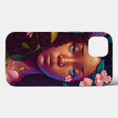 Coques Case-Mate iPhone Art d'Imaginaire Fée Noire Africain (Verso (horizontal))