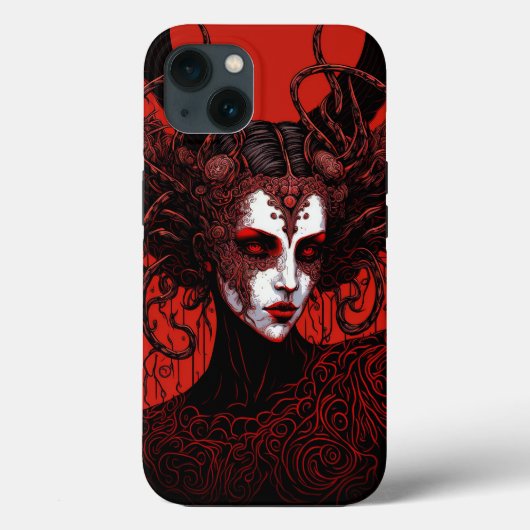 Coques Case-Mate iPhone Art d'Imaginaire noir noir noir foncé (Verso)