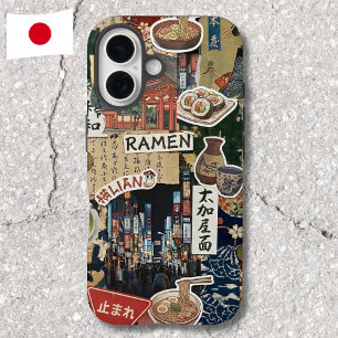 Coques iPhone 16 Art du collage Japancore Livre de découpage japona