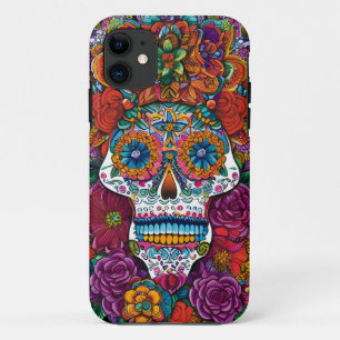 Case-Mate iPhone Case Art du crâne de sucre - La beauté fascinante