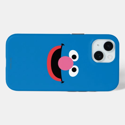 Coques Case-Mate iPhone Art du visage de Grover (Verso (horizontal))