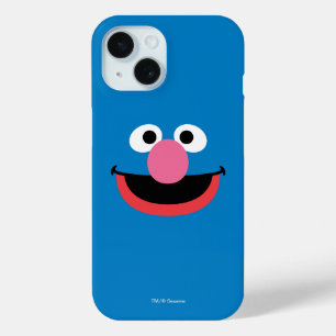 Coque Pour iPhone 15 Art du visage de Grover