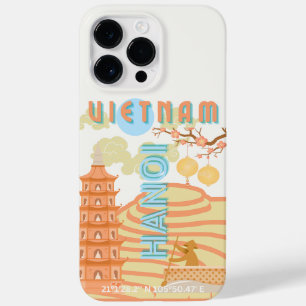 Coque Pour Pour iPhone 14 Pro Max Art du voyage au Vietnam