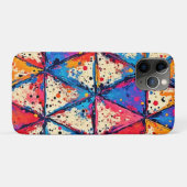 Coques Case-Mate iPhone Art éclatant triangle dynamique (Dos (Horizontal))