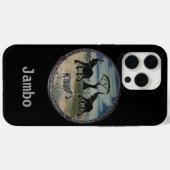 Coques Case-Mate iPhone Art Eléphant Africain (Verso (horizontal))
