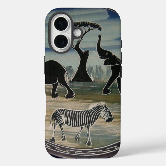 Coques Case-Mate iPhone Art Eléphant Africain (Verso)