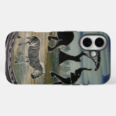 Coques Case-Mate iPhone Art Eléphant Africain (Verso (horizontal))