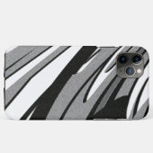 Coques Case-Mate iPhone Art en forme noir et blanc (Dos (Horizontal))