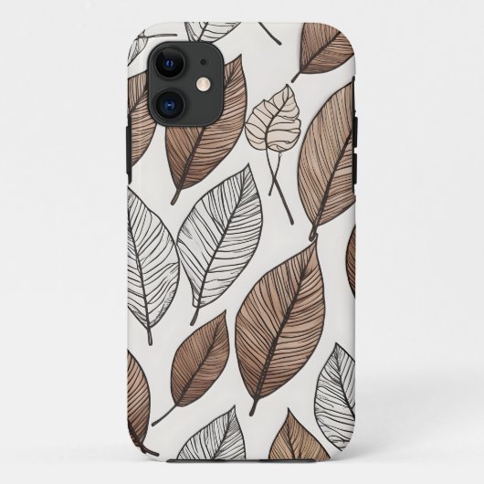 Coques Case-Mate iPhone Art feuille Boho (Dos)