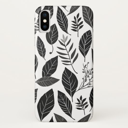 Coques Case-Mate iPhone Art feuille Boho (Dos)