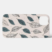 Coques Case-Mate iPhone Art feuille Boho (Verso (horizontal))