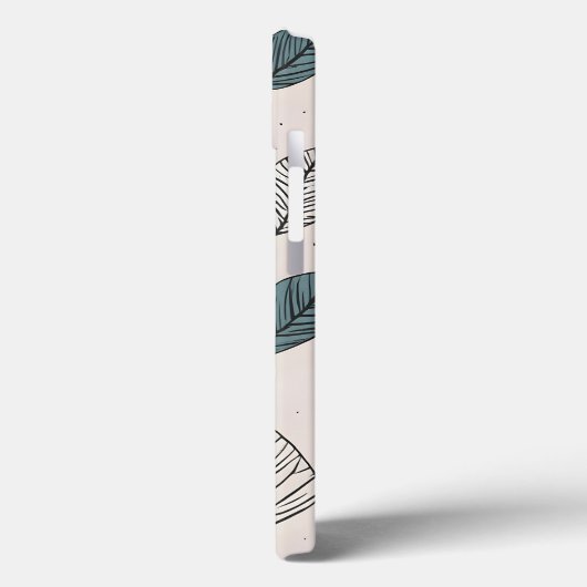 Coques Case-Mate iPhone Art feuille Boho (Verso / Gauche)