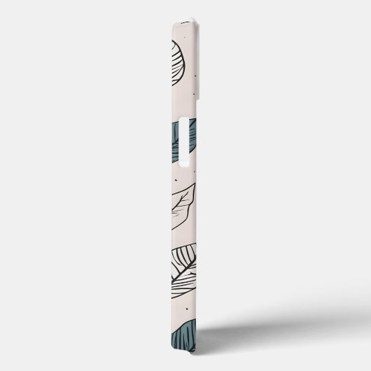 Coques Case-Mate iPhone Art feuille Boho (Verso / Droite)