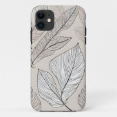 Coques Case-Mate iPhone Art feuille Boho (Dos)