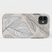 Coques Case-Mate iPhone Art feuille Boho (Dos (Horizontal))