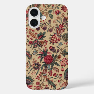 Coques iPhone 16 Art floral de la tapisserie