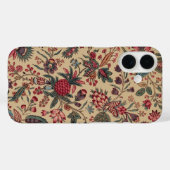 Coques Case-Mate iPhone Art floral de la tapisserie (Verso (horizontal))